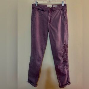 Chino by Anthropologie Lavender Straight Leg Pant